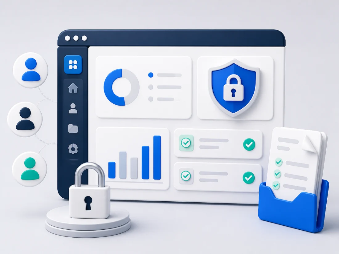 Un portal privat cu acces controlat pentru echipe diferite